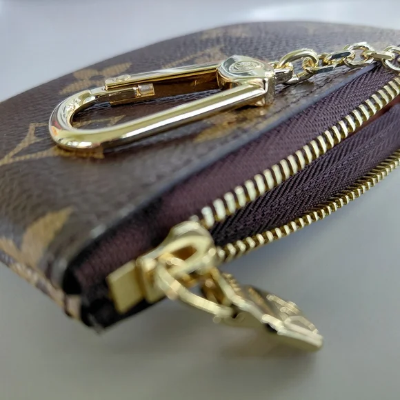 Louis Vuitton Brown Monogram Key Pouch Wallet - Picture 9 of 12